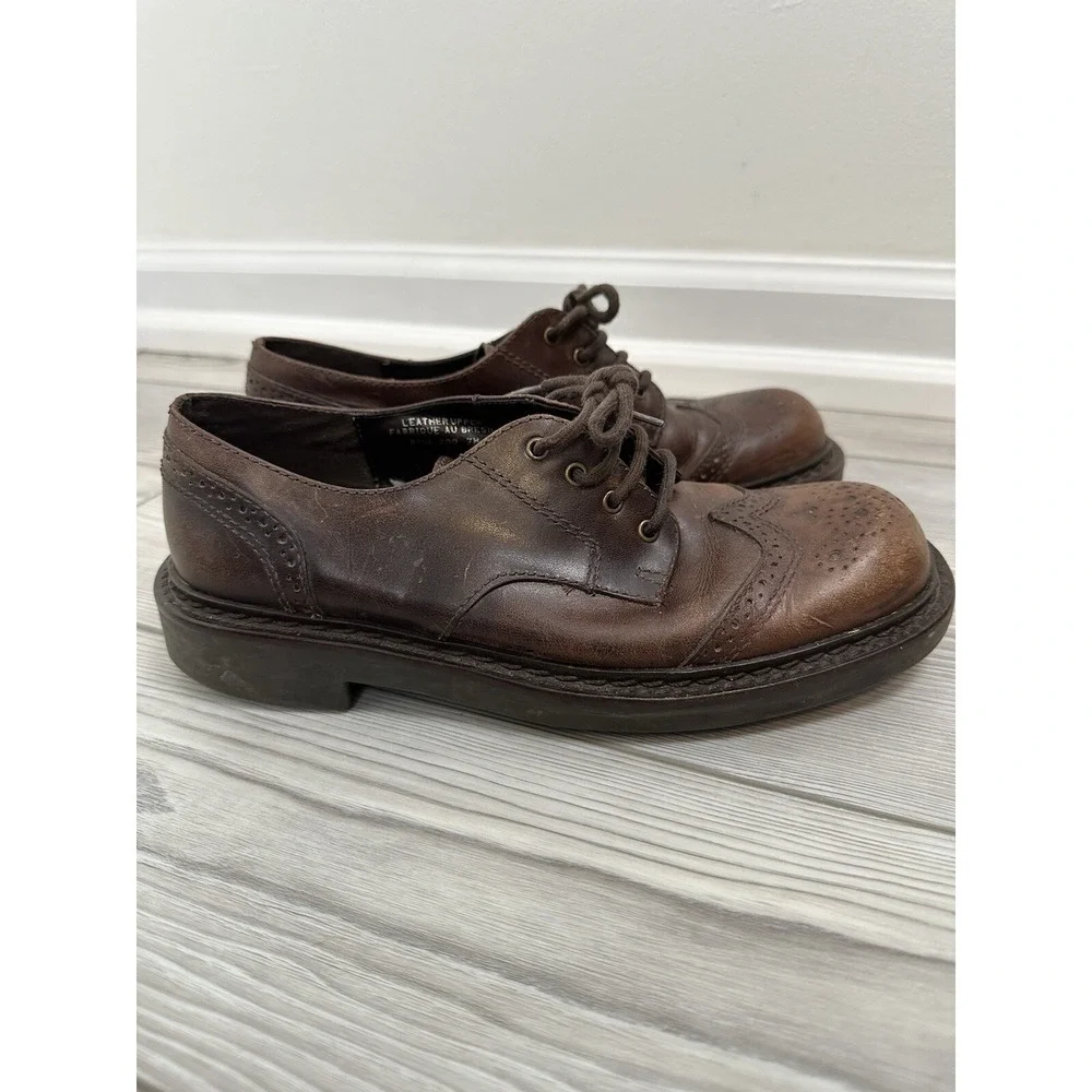 American Eagle Outfitters Vintage Men's Oxford Wingtips Size 7‎ Leather Preppy